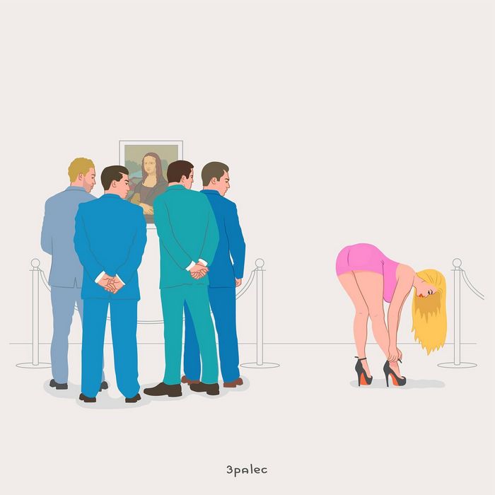 Um artista de quadrinhos com estilo único e críticas incisivas à sociedade (27 quadrinhos) 2