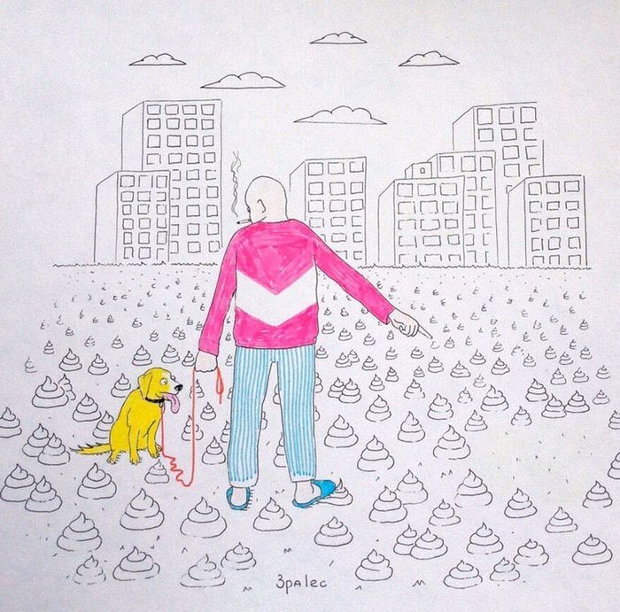 Um artista de quadrinhos com estilo único e críticas incisivas à sociedade (27 quadrinhos) 4