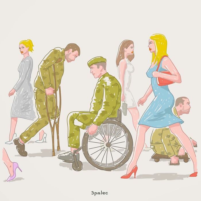 Um artista de quadrinhos com estilo único e críticas incisivas à sociedade (27 quadrinhos) 17