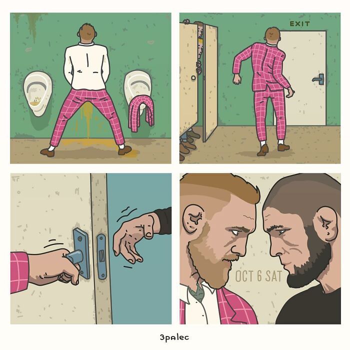 Um artista de quadrinhos com estilo único e críticas incisivas à sociedade (27 quadrinhos) 18