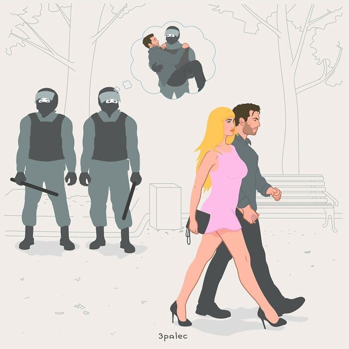 Um artista de quadrinhos com estilo único e críticas incisivas à sociedade (27 quadrinhos) 21