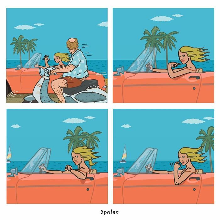 Um artista de quadrinhos com estilo único e críticas incisivas à sociedade (27 quadrinhos) 22