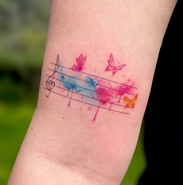 Música na pele: Tatuagens que ecoam canções e histórias (42 fotos) 12