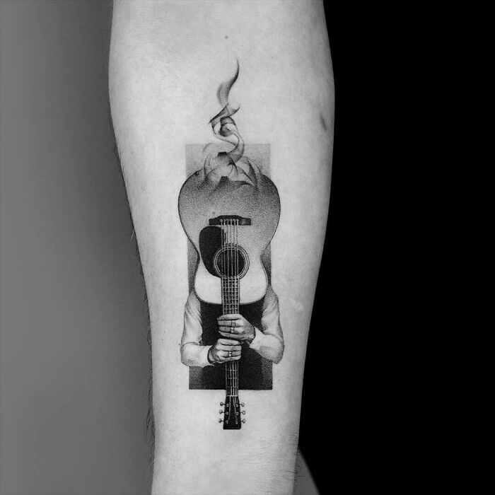 Música na pele: Tatuagens que ecoam canções e histórias (42 fotos) 29