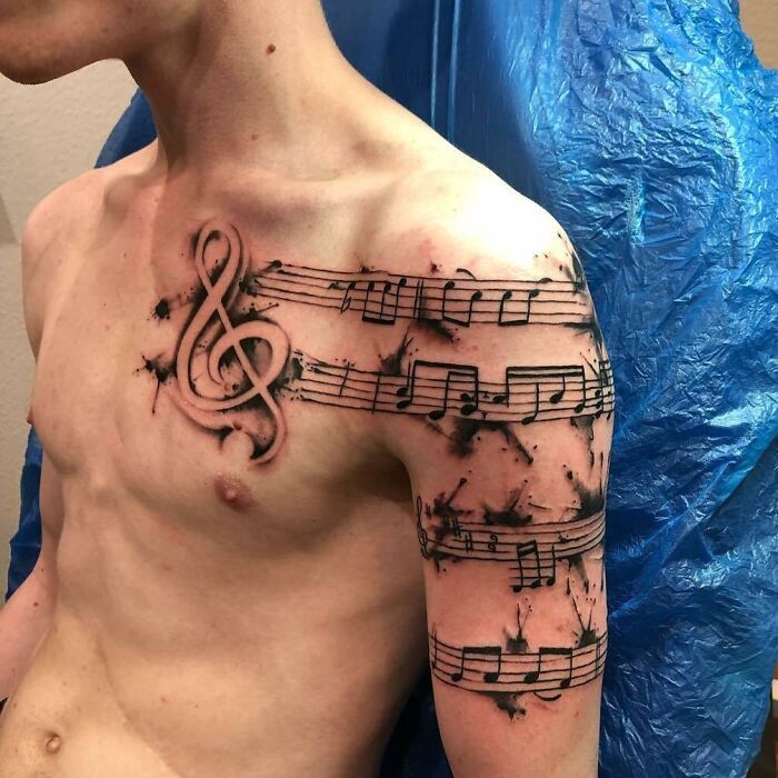 Música na pele: Tatuagens que ecoam canções e histórias (42 fotos) 31