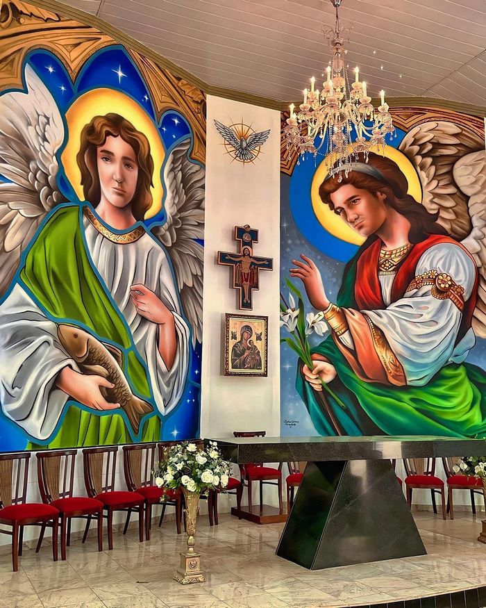 Natureza em retratos: Murais de Fábio Gomes transformam árvores em cabelos artísticos (25 fotos) 24