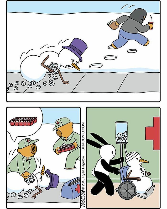 Personagens adoráveis e reviravoltas sombrias no mundo das ilustrações (28 fotos) 4