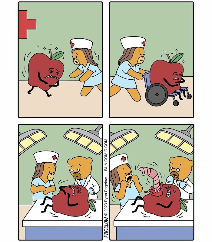 Personagens adoráveis e reviravoltas sombrias no mundo das ilustrações (28 fotos) 5