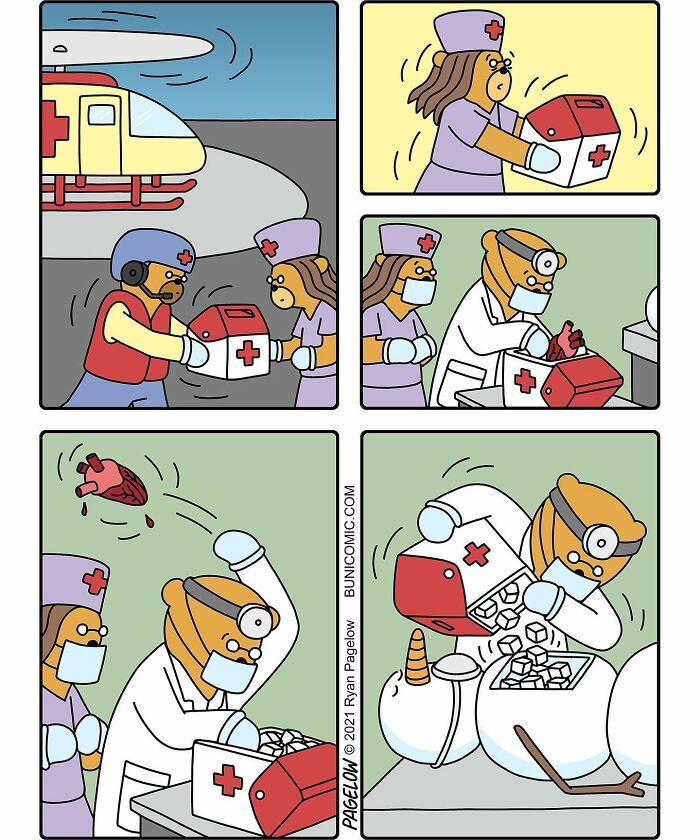 Personagens adoráveis e reviravoltas sombrias no mundo das ilustrações (28 fotos) 21