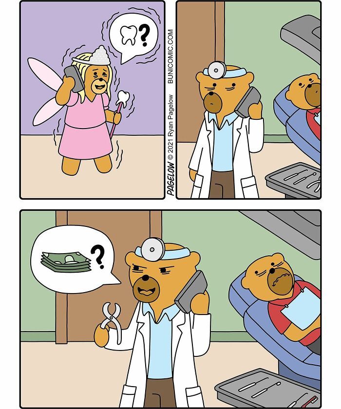 Personagens adoráveis e reviravoltas sombrias no mundo das ilustrações (28 fotos) 22