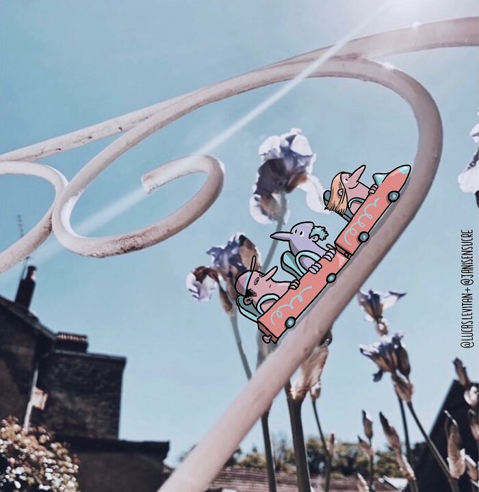 Artista continua 'Invasões divertidas' em fotos de desconhecidos no Instagram (33 fotos) 7