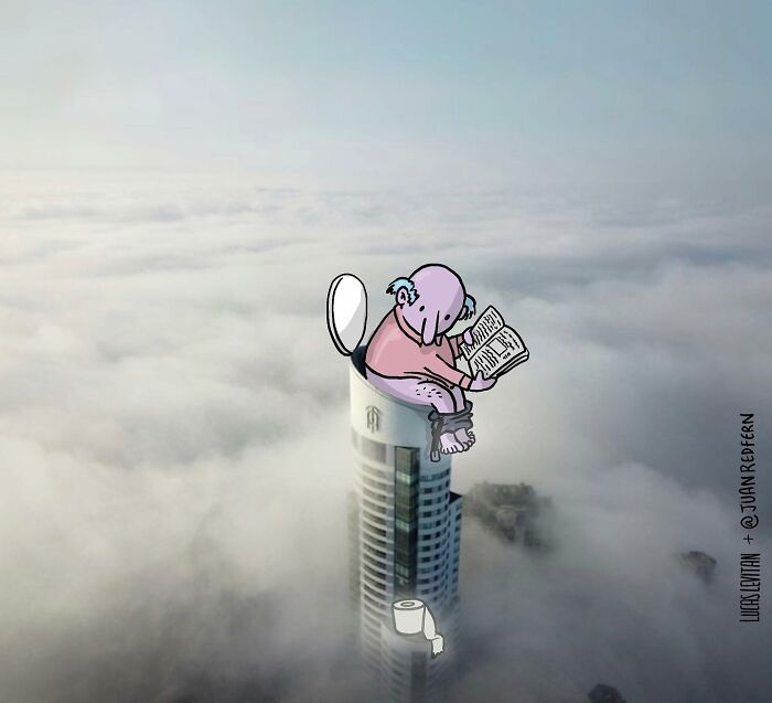 Artista continua 'Invasões divertidas' em fotos de desconhecidos no Instagram (33 fotos) 11