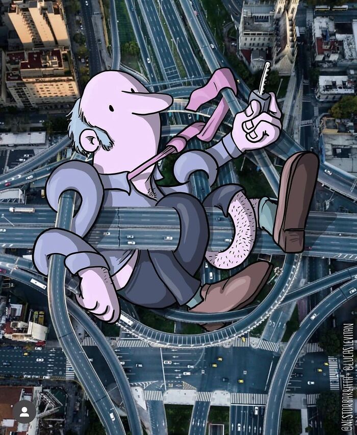 Artista continua 'Invasões divertidas' em fotos de desconhecidos no Instagram (33 fotos) 13