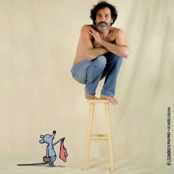 Artista continua 'Invasões divertidas' em fotos de desconhecidos no Instagram (33 fotos) 21