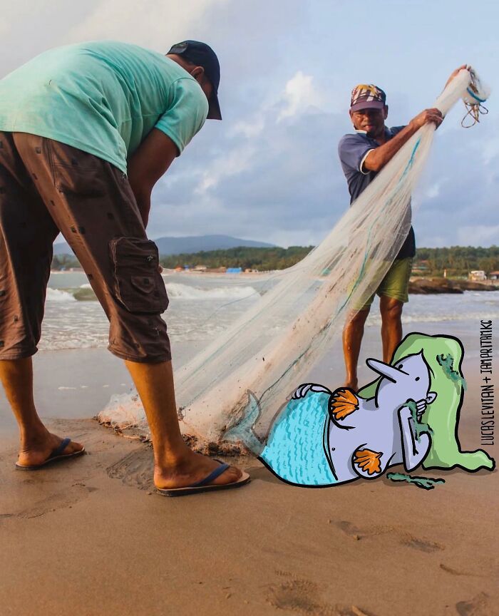 Artista continua 'Invasões divertidas' em fotos de desconhecidos no Instagram (33 fotos) 25