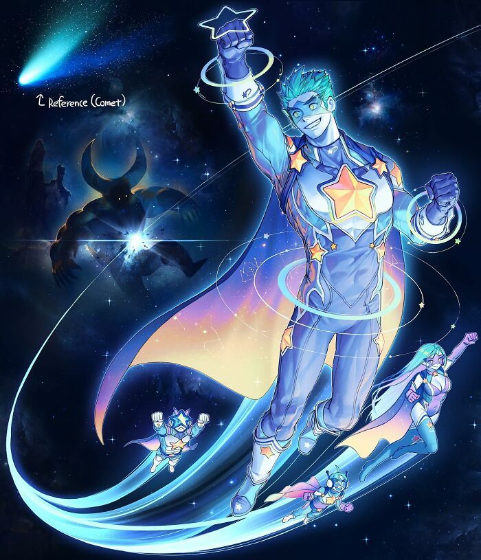 19 personagens de anime detalhados criados por Rinotuna, inspirados em itens cotidianos 5