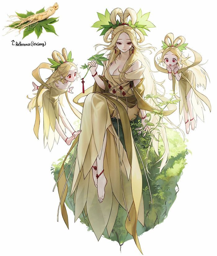 19 personagens de anime detalhados criados por Rinotuna, inspirados em itens cotidianos 7