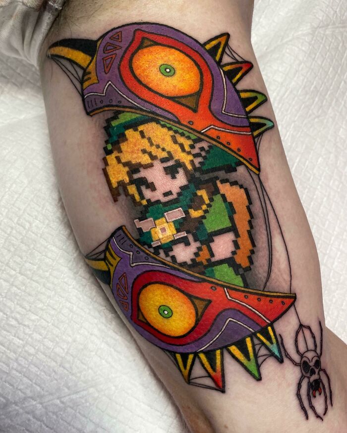 42 tatuagens de videogame incríveis para os gamers de coração 4