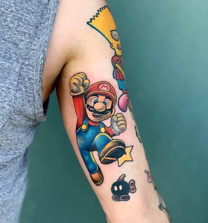 42 tatuagens de videogame incríveis para os gamers de coração 12