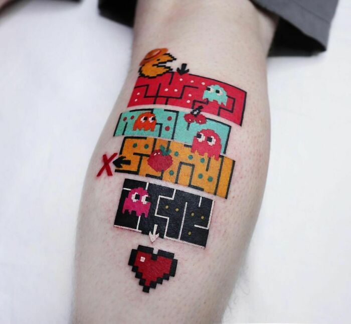 42 tatuagens de videogame incríveis para os gamers de coração 18