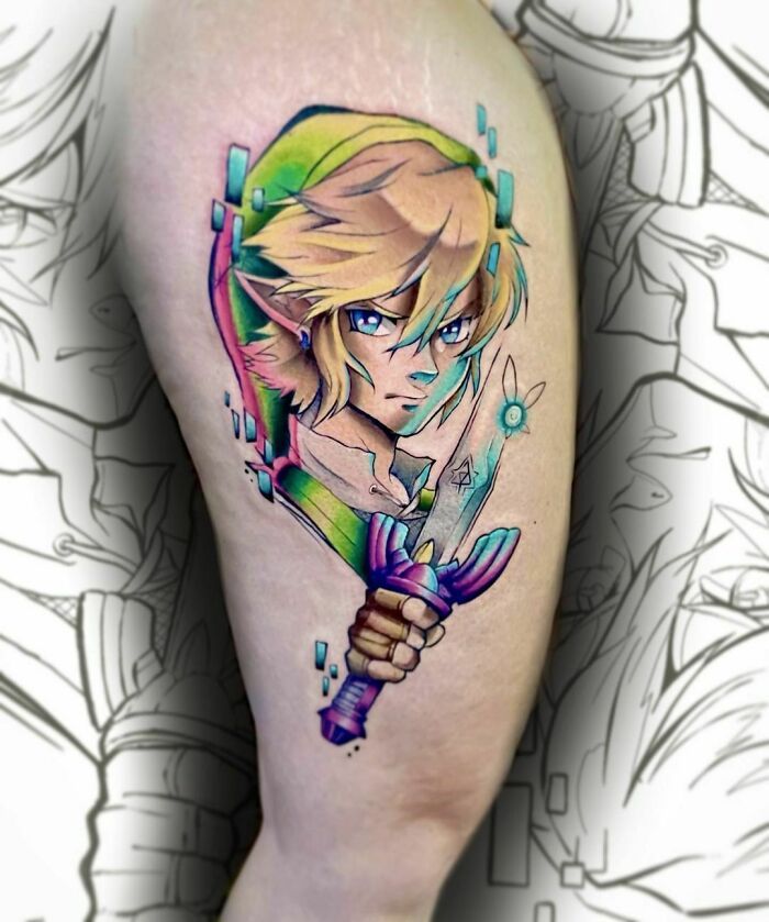 42 tatuagens de videogame incríveis para os gamers de coração 28