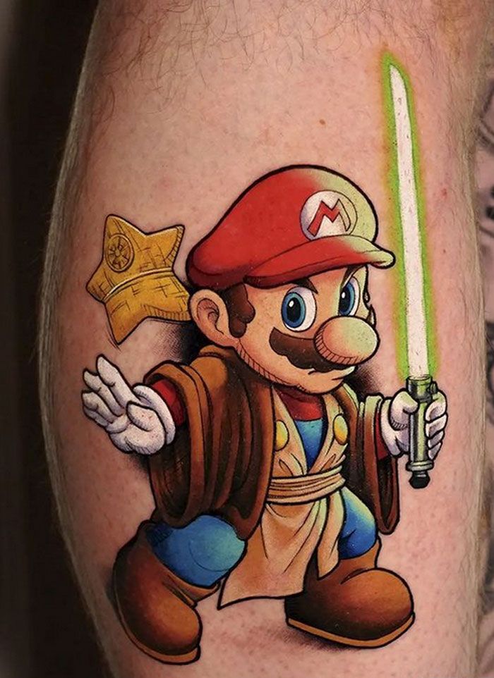42 tatuagens de videogame incríveis para os gamers de coração 42
