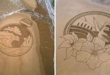 Artista produz grandiosas obras de arte na areia da praia (32 fotos) 17
