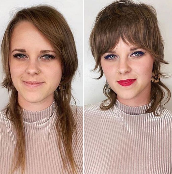 Cabeleireira mostra como um bom corte de cabelo transforma as pessoas (40 fotos) 5 Cabeleireira mostra como um bom corte de cabelo transforma as pessoas (40 fotos) 5