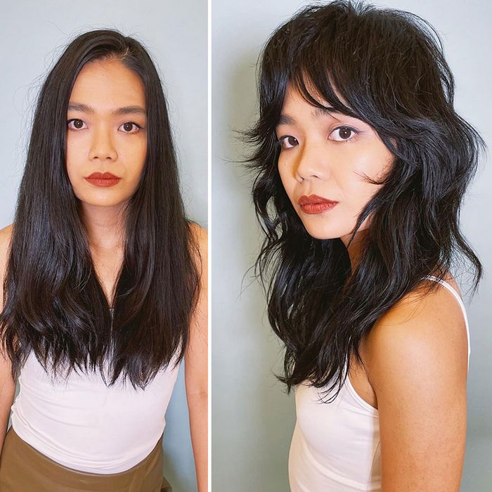 Cabeleireira mostra como um bom corte de cabelo transforma as pessoas (40 fotos) 9