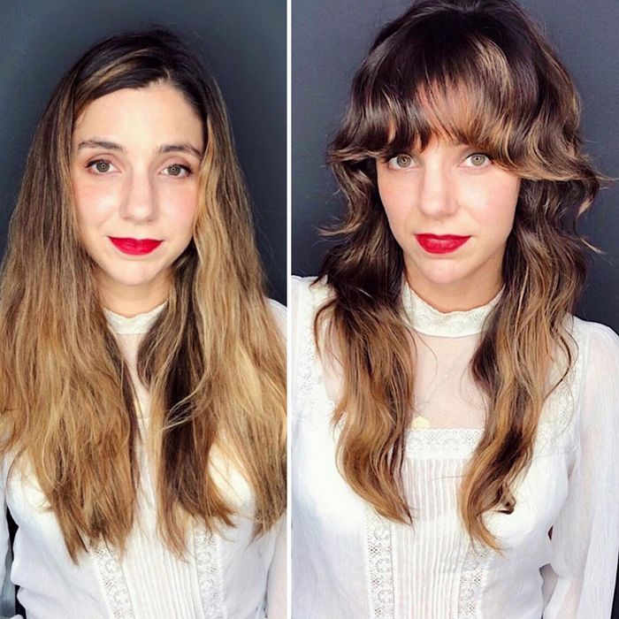 Cabeleireira mostra como um bom corte de cabelo transforma as pessoas (40 fotos) 13