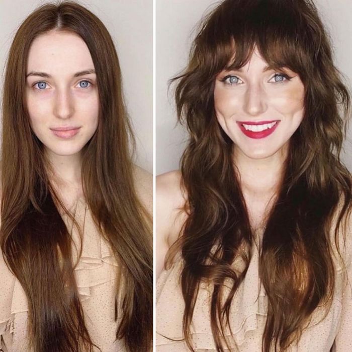 Cabeleireira mostra como um bom corte de cabelo transforma as pessoas (40 fotos) 14 Cabeleireira mostra como um bom corte de cabelo transforma as pessoas (40 fotos) 14