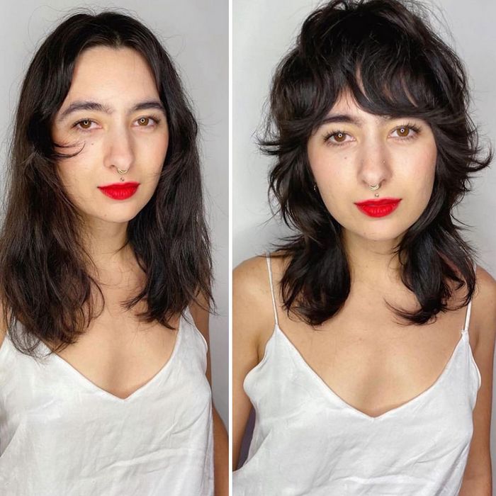 Cabeleireira mostra como um bom corte de cabelo transforma as pessoas (40 fotos) 19