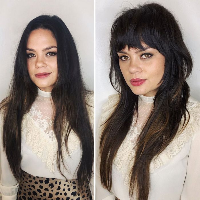 Cabeleireira mostra como um bom corte de cabelo transforma as pessoas (40 fotos) 25