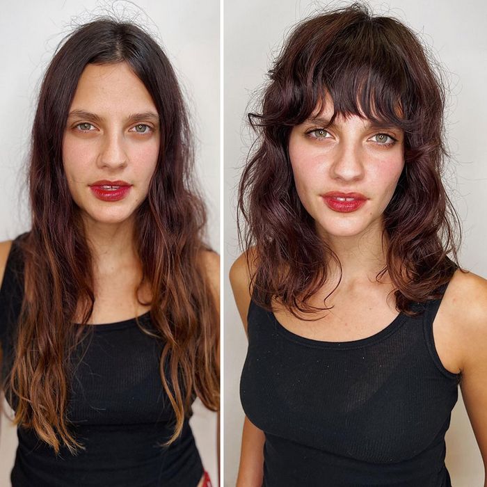 Cabeleireira mostra como um bom corte de cabelo transforma as pessoas (40 fotos) 27