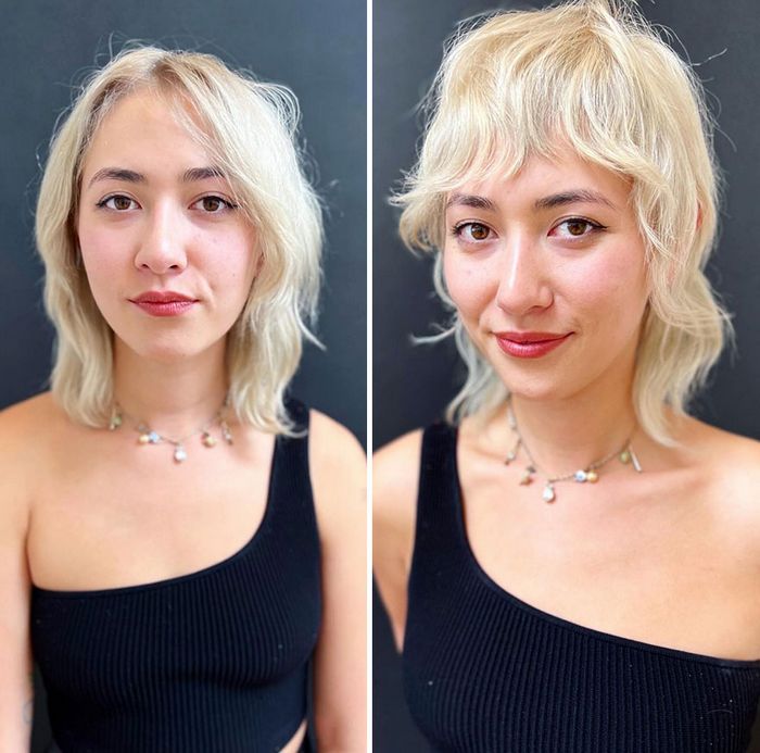 Cabeleireira mostra como um bom corte de cabelo transforma as pessoas (40 fotos) 31 Cabeleireira mostra como um bom corte de cabelo transforma as pessoas (40 fotos) 31