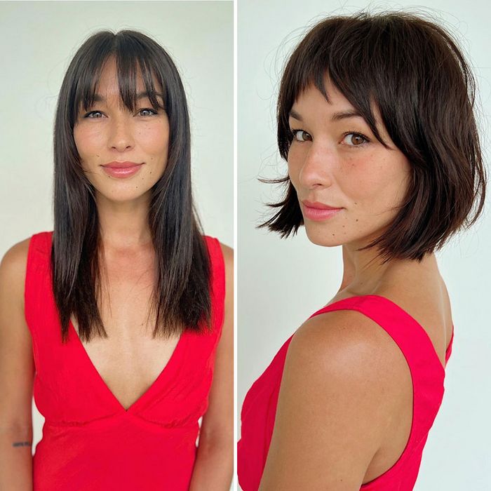 Cabeleireira mostra como um bom corte de cabelo transforma as pessoas (40 fotos) 37
