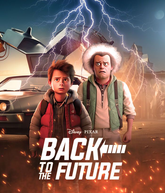Recriei filmes famosos com estilo Pixar usando Photoshop e Inteligência Artificial (37 Ilustrações) 4 Recriei filmes famosos com estilo Pixar usando Photoshop e Inteligência Artificial (37 Ilustrações) 4