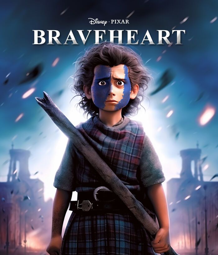 Recriei filmes famosos com estilo Pixar usando Photoshop e Inteligência Artificial (37 Ilustrações) 6 Recriei filmes famosos com estilo Pixar usando Photoshop e Inteligência Artificial (37 Ilustrações) 6
