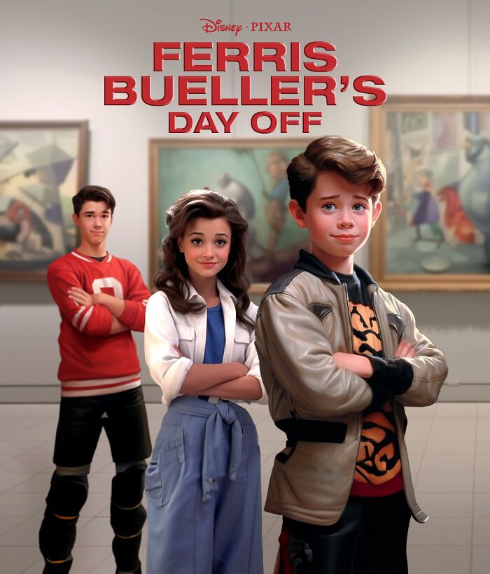 Recriei filmes famosos com estilo Pixar usando Photoshop e Inteligência Artificial (37 Ilustrações) 9 Recriei filmes famosos com estilo Pixar usando Photoshop e Inteligência Artificial (37 Ilustrações) 9