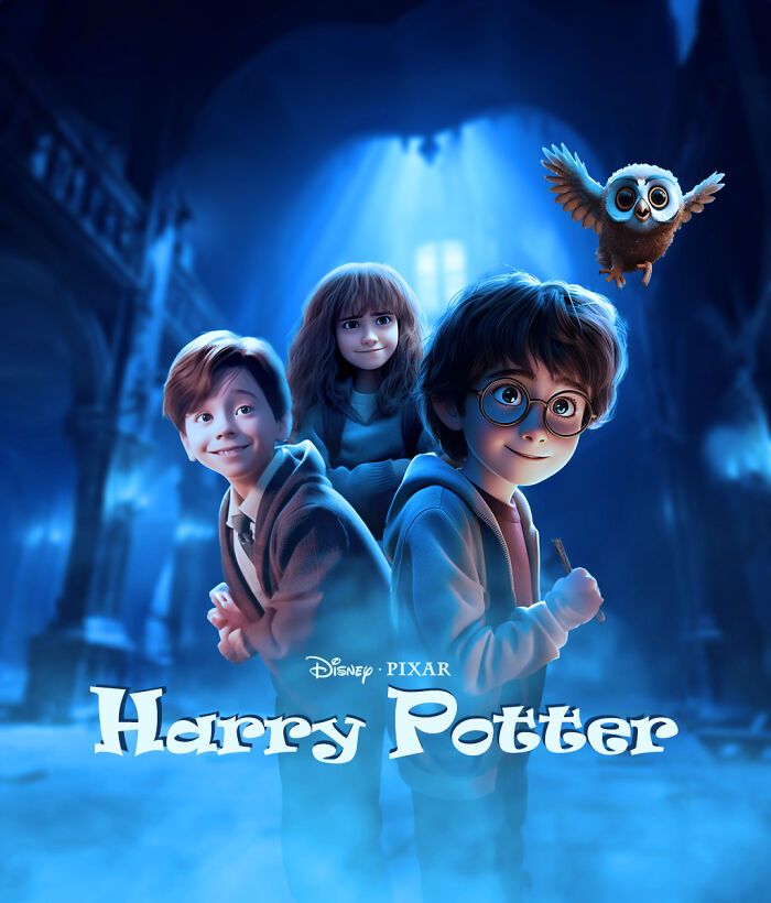 Recriei filmes famosos com estilo Pixar usando Photoshop e Inteligência Artificial (37 Ilustrações) 12 Recriei filmes famosos com estilo Pixar usando Photoshop e Inteligência Artificial (37 Ilustrações) 12
