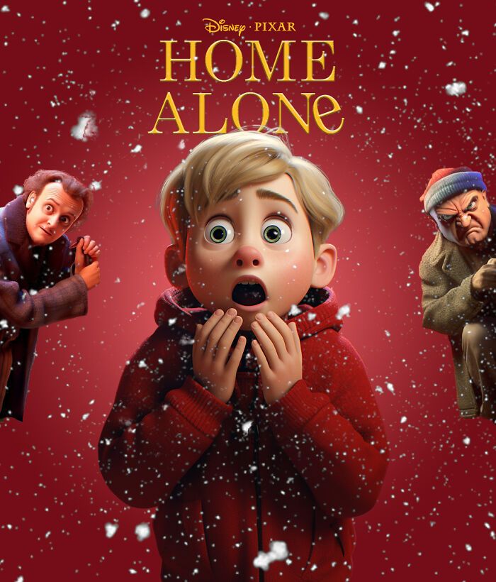 Recriei filmes famosos com estilo Pixar usando Photoshop e Inteligência Artificial (37 Ilustrações) 13 Recriei filmes famosos com estilo Pixar usando Photoshop e Inteligência Artificial (37 Ilustrações) 13