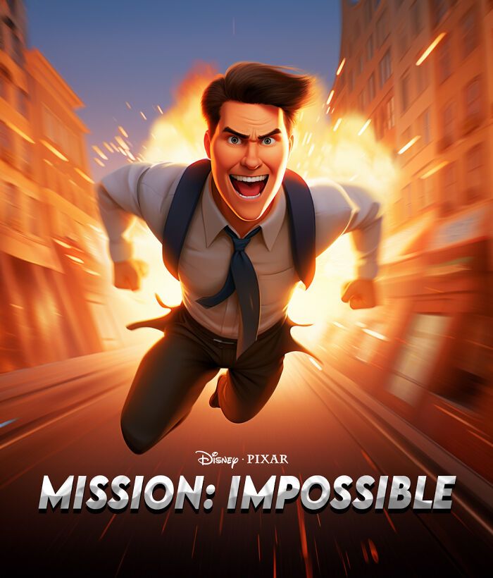 Recriei filmes famosos com estilo Pixar usando Photoshop e Inteligência Artificial (37 Ilustrações) 21 Recriei filmes famosos com estilo Pixar usando Photoshop e Inteligência Artificial (37 Ilustrações) 21