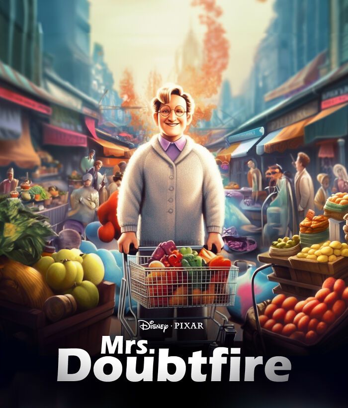 Recriei filmes famosos com estilo Pixar usando Photoshop e Inteligência Artificial (37 Ilustrações) 22 Recriei filmes famosos com estilo Pixar usando Photoshop e Inteligência Artificial (37 Ilustrações) 22
