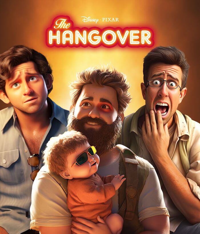 Recriei filmes famosos com estilo Pixar usando Photoshop e Inteligência Artificial (37 Ilustrações) 29 Recriei filmes famosos com estilo Pixar usando Photoshop e Inteligência Artificial (37 Ilustrações) 29