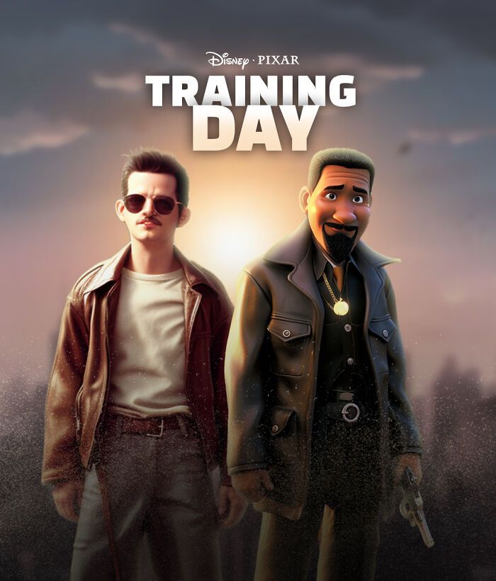 Recriei filmes famosos com estilo Pixar usando Photoshop e Inteligência Artificial (37 Ilustrações) 35 Recriei filmes famosos com estilo Pixar usando Photoshop e Inteligência Artificial (37 Ilustrações) 35