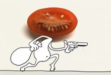 20 ilustrações do Tomate Assassino que surgiu enquanto cortava vegetais para cozinhar 5