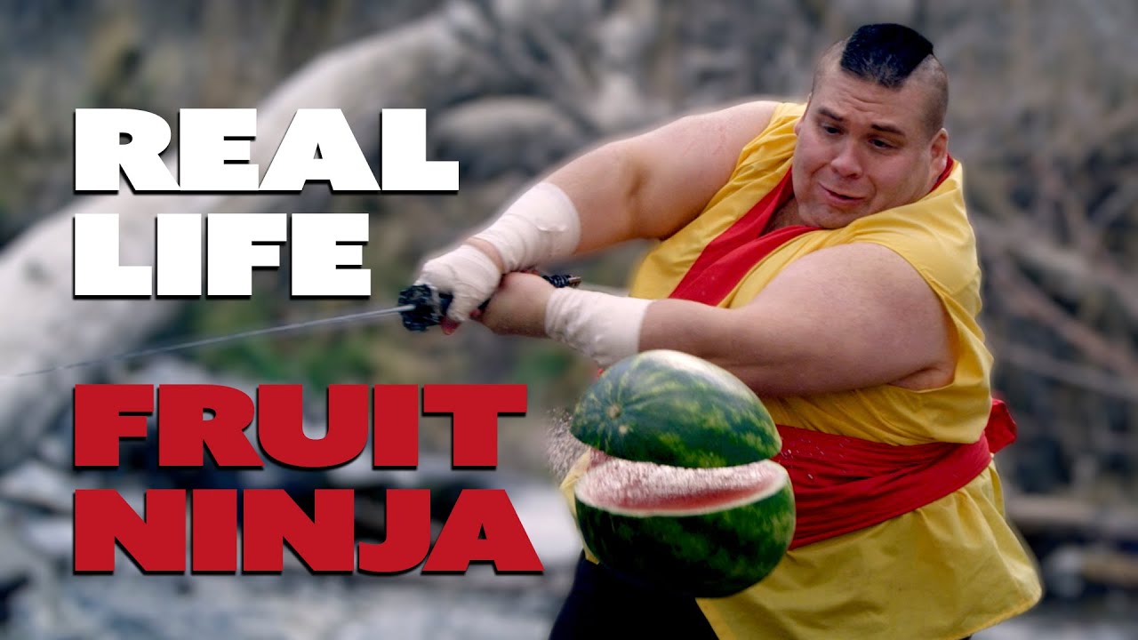Fruit Ninja na vida real em Dubstep 67