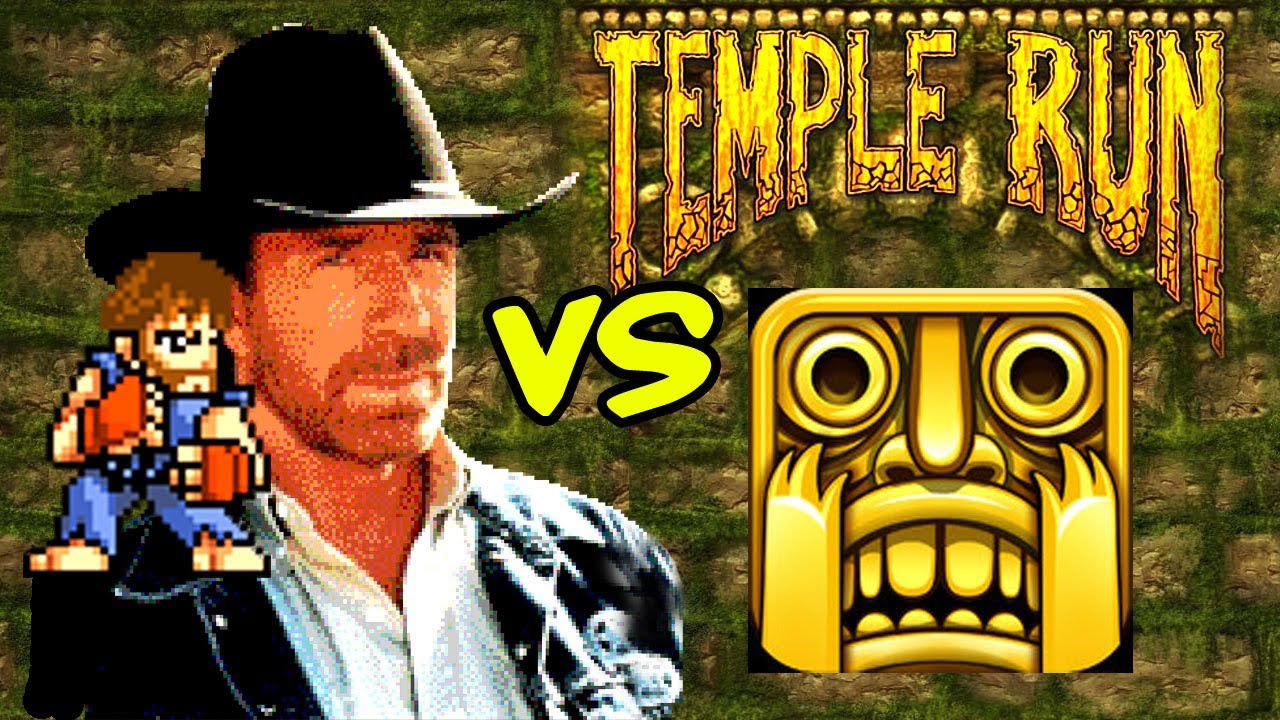 Chuck Norris vs Temple Run 1