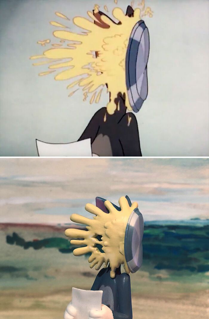 Artista japonês recria momentos infortunados de Tom e Jerry em esculturas divertidas (20 fotos) 7
