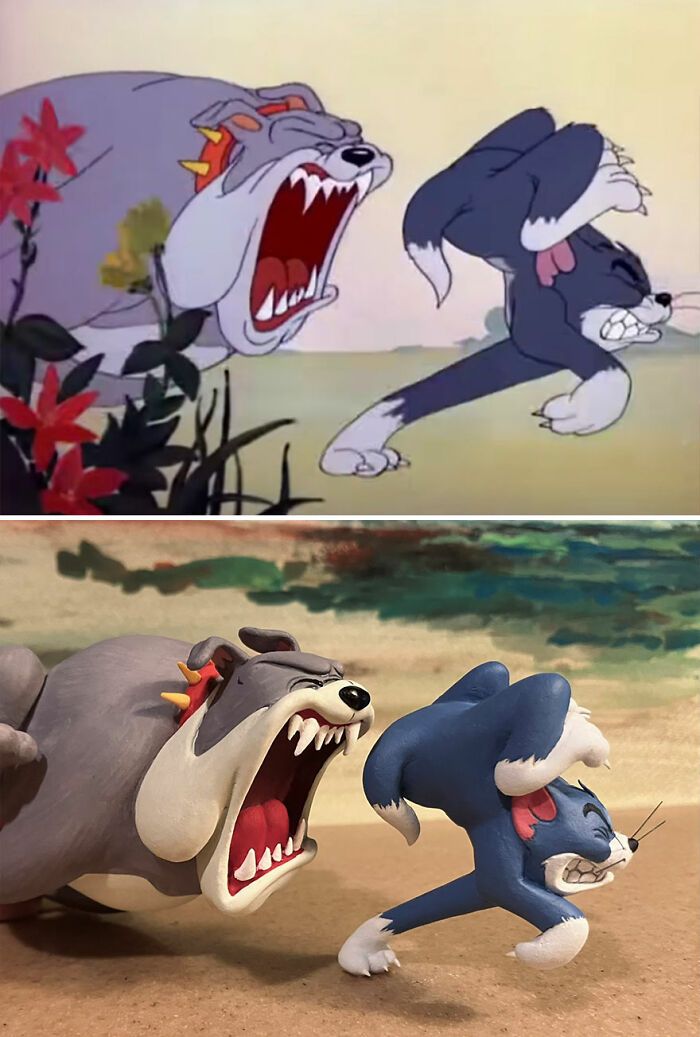 Artista japonês recria momentos infortunados de Tom e Jerry em esculturas divertidas (20 fotos) 10